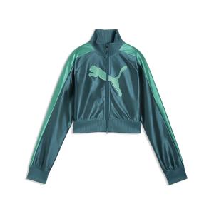 PUMA Тренировочная куртка 'Future T7' в цвете Emerald, Light Green