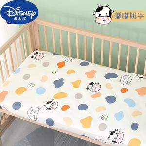 Disney Простыня на резинке для новорожденных 110x60x5 см, хлопок, без формальдегида, цвет Bianlan Farm