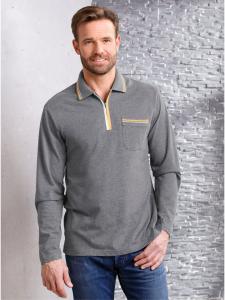 Рубашка поло серого меланжа Sieh an!