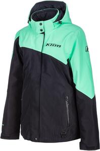 Женская утепленная куртка для снегохода KLIM Allure Gore-Tex, Black - Wintermint