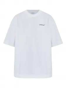 Футболка с мотивом стрелок Off-White, белый