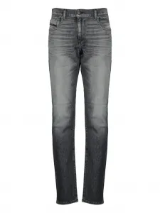 Джинсы D-Strukt с нашивкой-логотипом и пятью карманами Diesel, серый