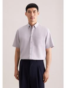 Seidensticker Деловая рубашка, стандартный размер, серого цвета