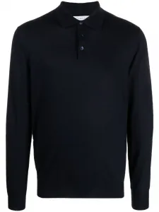 Рубашка поло с длинными рукавами Cruciani, синий