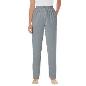 Женщина в женских 7-дневных прямых джинсах больших размеров для высоких Woman Within, цвет Gunmetal