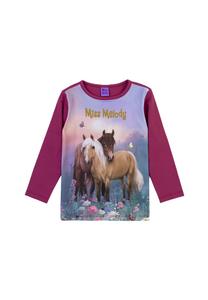 Топ с длинными рукавами MISS MELODY Miss Melody, красный