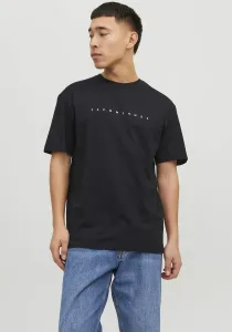 Рубашка с круглым вырезом Jack & Jones "JJESTAR JJ TEE SS NOOS", черный