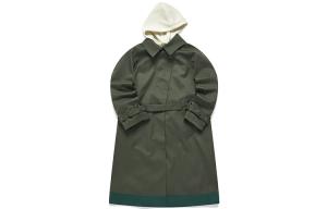 FILA Женское тренч в глубоком зелёном чае, Deep Green Tea