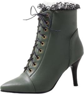 Generic Женские ботильоны с круглым носком, на шнуровке, с низким каблуком, черные туфли оксфорды в стиле 70-х, с молнией