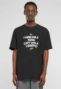 Футболка оверсайз с принтом "как легенда" Upscale By Mister Tee, Black