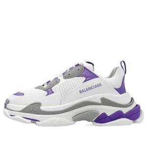 Кроссовки triple s 'white purple' Balenciaga, белый