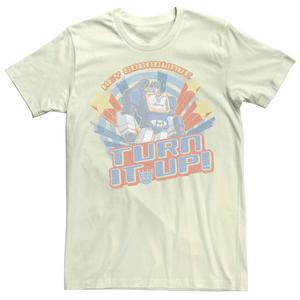 Мужская винтажная футболка с плакатом Transformers Turn It Up Licensed Character