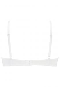 P&M Hunkemöller, бюстгальтер на косточках с глубоким вырезом Hunkemöller, белый