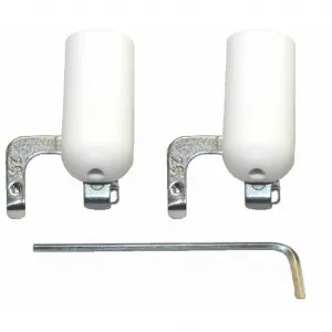 Клеммные держатели sunlines для алюминиевых жалюзи Sunlines, белый