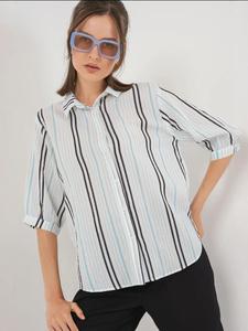 Блуза Bigdart, светло-голубой