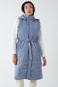 Стеганый жилет с луком Blue Vanilla, серый