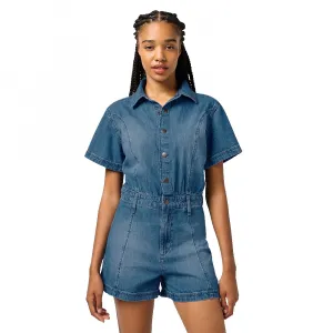 Комбинезон Wrangler Denim romper, синий