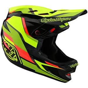 Велосипедный шлем D4 Carbon Mips Troy Lee Designs, Omega Black/Yellow