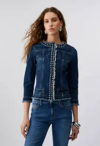 Джинсовая куртка с заклепками Liu Jo, Blue