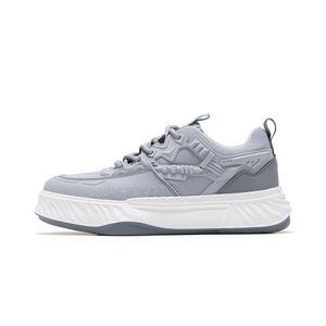 Износостойкие дышащие низкие кроссовки для скейтбординга, увеличивающие рост, для мужчин JOSINY, Gray