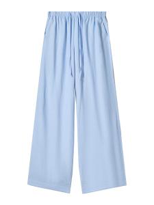 Широкие брюки Bershka, светло-голубой