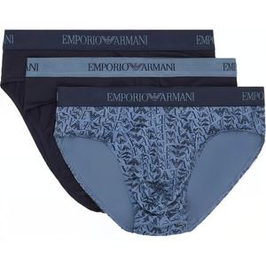 EMPORIO ARMANI Трусы мужские 3 шт Navy+Blue+Marine Blue