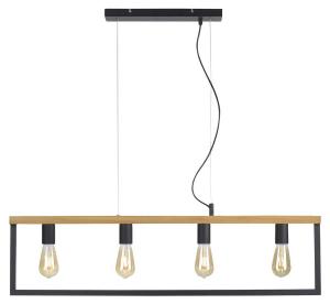 Светодиодный подвесной светильник JUST LIGHT PILON, черный - металл - 100 x 141 x 100 см