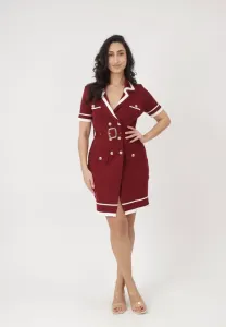 Платье-Рубашка миди Elara, Rot