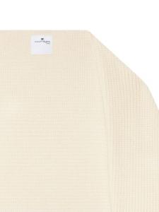 Courrèges укороченное шерстяное болеро, нейтральный цвет