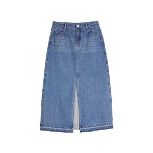 ELLE Джинсовая длинная юбка Women's Blue
