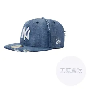 New Era Хлопковая бейсболка унисекс синяя, Blue