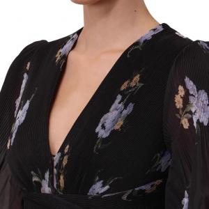 Плиссированное мини-платье Zimmermann, черное