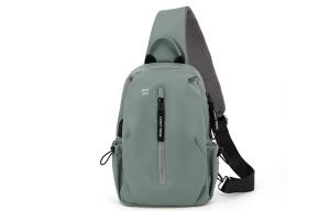 KEYSTREET Тканевая сумка-слинг через плечо унисекс, Light Green