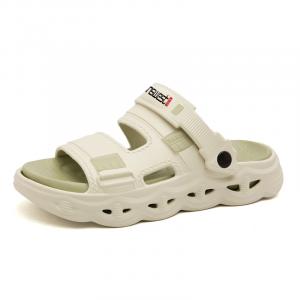 JEANSWEST Мужские пляжные сандалии серо-бежево-зеленые, цвет Beige Green