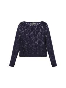 DreiMaster Женский свитер темно-синего цвета