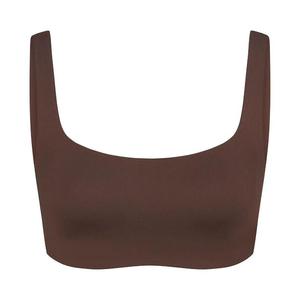 Топ NikeSKIMS Matte Scoop Neck Bra, Dark Sepia
