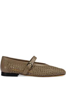 Кожаные балетки Doucal's, коричневый