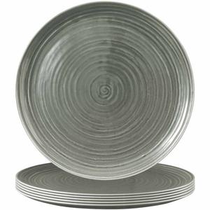 Тарелка для пиццы Pizzateller Terra ø 31,5 см, набор из 6 шт. Seltmann Weiden, Perlgrau