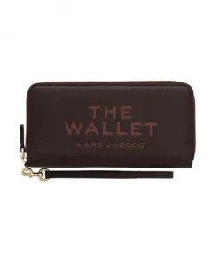 Кожаный континентальный кошелек Marc Jacobs, коричневый