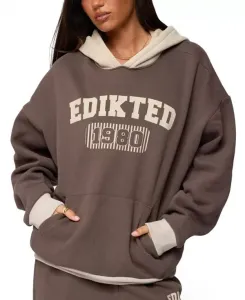 Толстовка Edikted 1980 оверсайз Edikted, коричневый