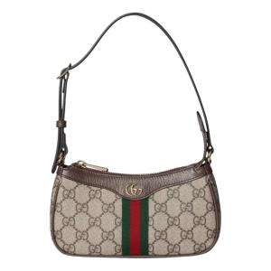 Мини-сумка Gucci Ophidia через плечо, ткань с монограммой GG
