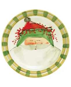 Старая тарелка в стиле Св. Ника Vietri, green