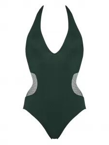Купальник Artifices с V-образным вырезом Eres, зеленый
