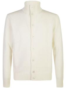 Zanone кардиган с высоким воротом, нейтральный цвет