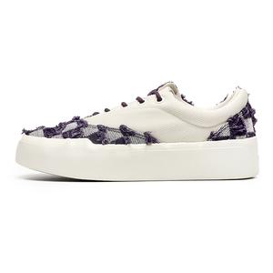 KAISER Клетчатые легкие противоскользящие низкие кеды для скейтбординга унисекс - фиолетовые, цвет Purple