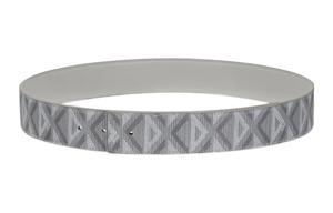 DIOR CD Diamond Leather Belts Men's Gray