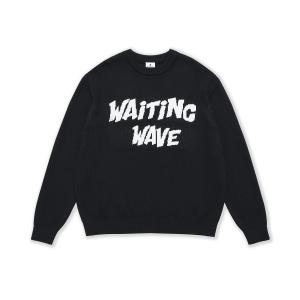 Свитер унисекс Waitingwave, черный