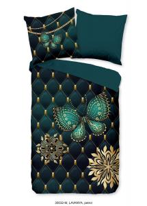 Постельное белье лаванья микрофибра, синий/голубой