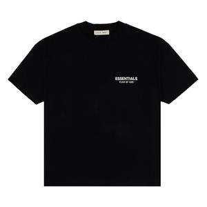 Футболка Fear of God Essentials Classic Fit T-Shirt 'Jet Black', черный
