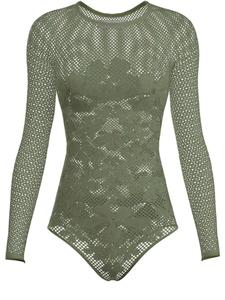 Боди Maccapani Monogram, зеленый